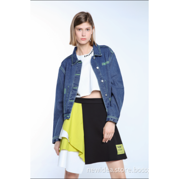 LADIES OVERSIZE DENIM JACKET
